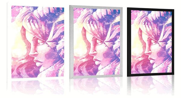 Plakat kobieta w wersji fantasy
