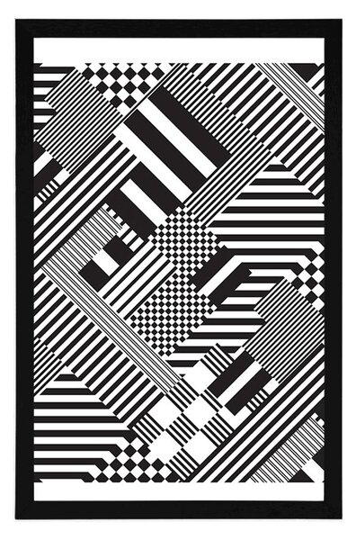 Plakat delikatne wzory w niepowtarzalnym designie