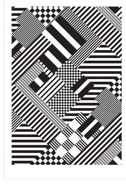 Plakat delikatne wzory w niepowtarzalnym designie