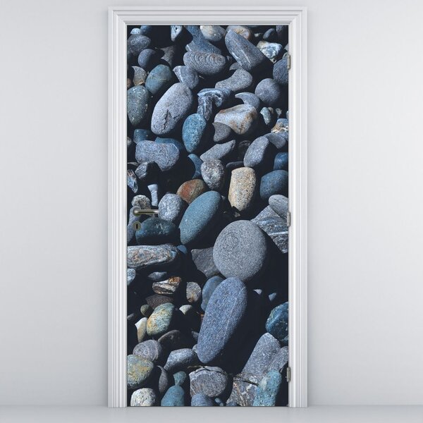 Fototapeta na drzwi - Kamyki plażowe (95x205cm)