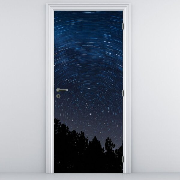 Fototapeta na drzwi - Nocne niebo (95x205cm)