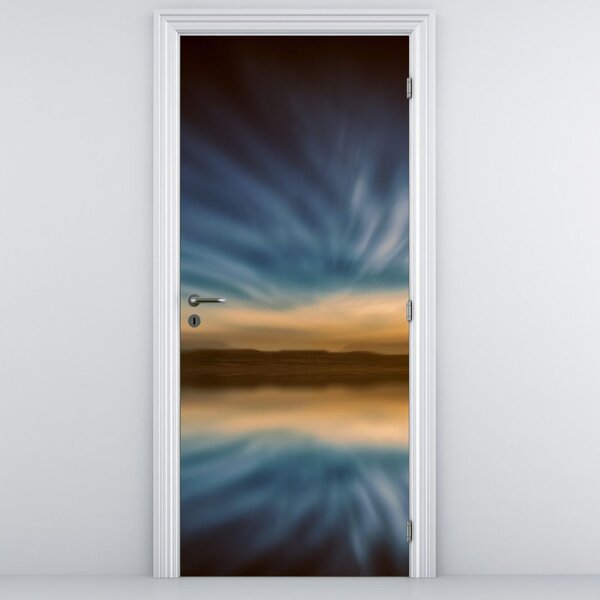 Fototapeta na drzwi - Latarnia morska na morzu (95x205cm)