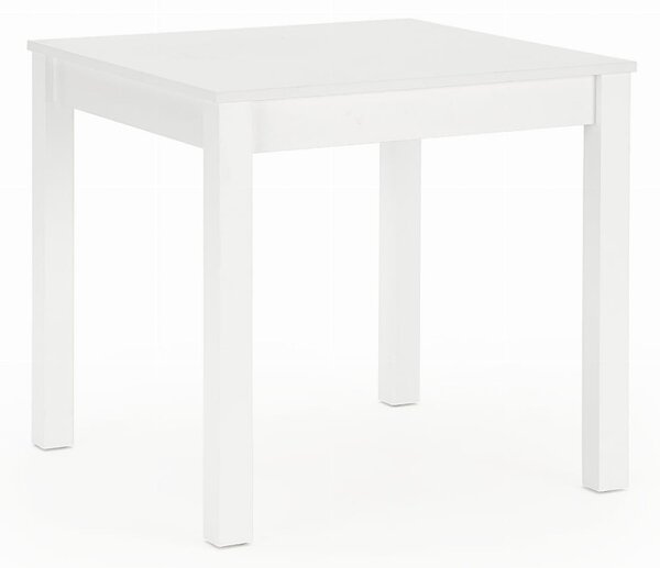 ST43M 80x80cm stół nierozkładany biały