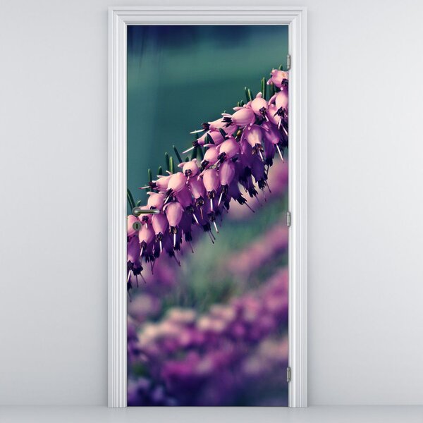 Fototapeta na drzwi - Fioletowe kwiaty (95x205cm)