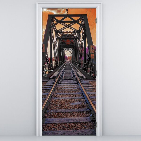 Fototapeta na drzwi - Most kolejowy (95x205cm)
