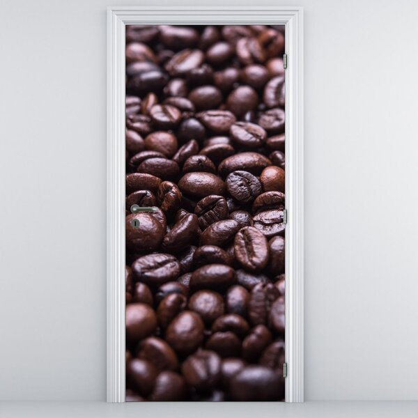 Fototapeta na drzwi - Ziarna kawy (95x205cm)