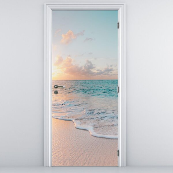 Fototapeta na drzwi - Wymarzona plaża (95x205cm)