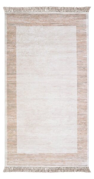 Brązowo–beżowy dywan Vitaus Hali Ruto, 80x150 cm