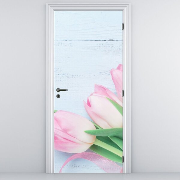 Fototapeta na drzwi - Bukiet tulipanów (95x205cm)