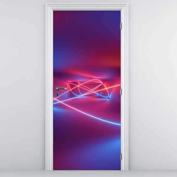 Fototapeta na drzwi - Nowoczesna abstrakcja (95x205cm)