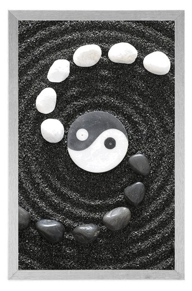Plakat harmonijny Jin a Jang