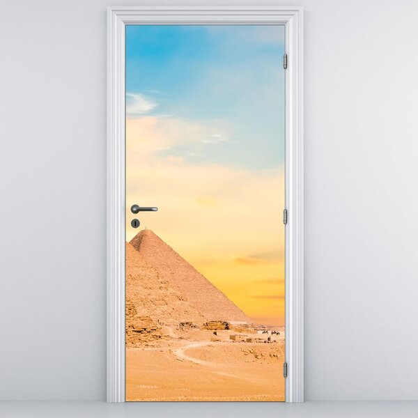 Fototapeta na drzwi - Egipskie piramidy (95x205cm)