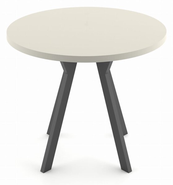 ST54M 102x102-200cm stół okrągły rozkładany kaszmir nogi metalowe czarne