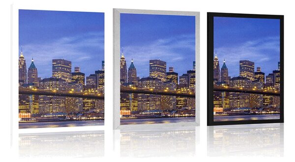 Plakat most w Brooklinie