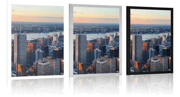 Plakat Panorama Nowego Jorku