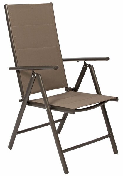 OUTLET - Krzesło ogrodowe MODENA - Brązowe