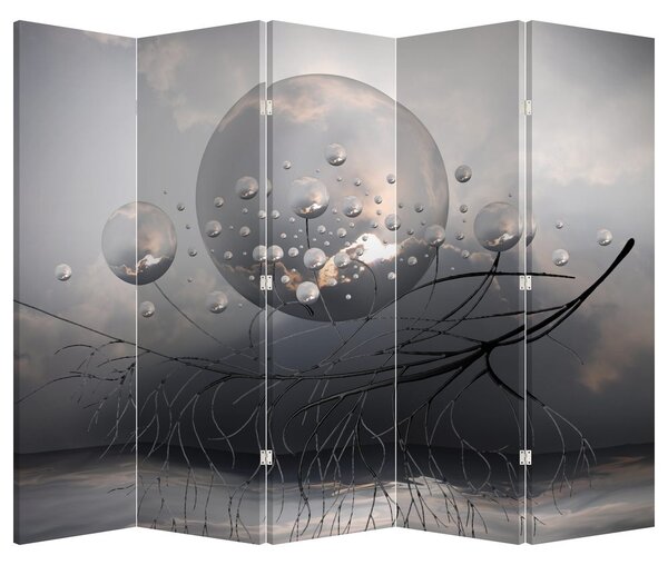 Parawan - Abstrakcyjna kula (210x170 cm)