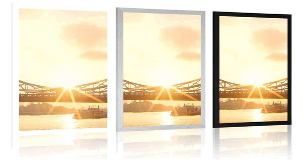 Plakat tower Bridge w Londynie