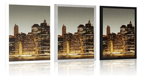 Plakat nocny New York