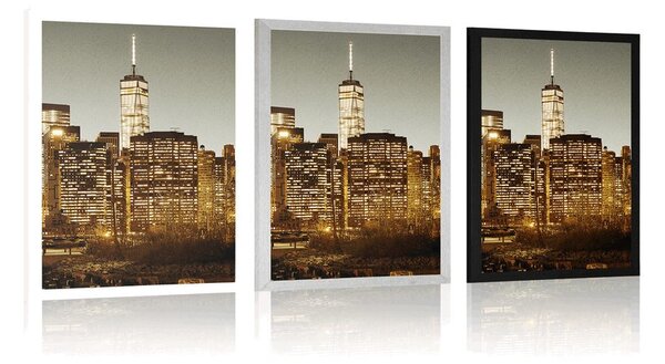 Plakat centrum New York