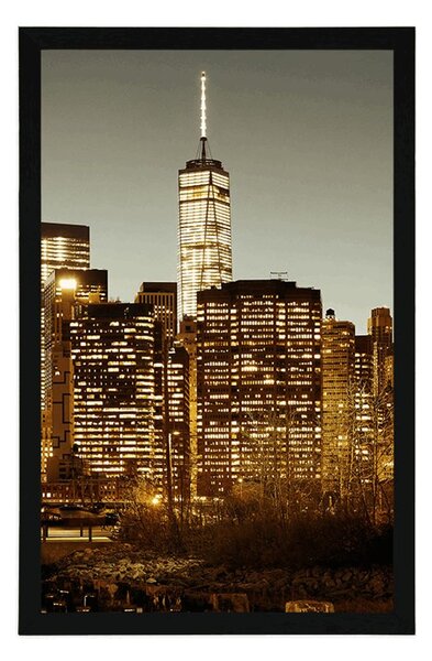Plakat centrum New York