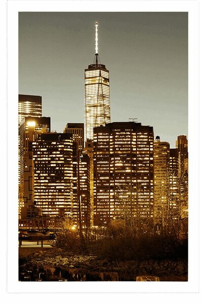 Plakat centrum New York