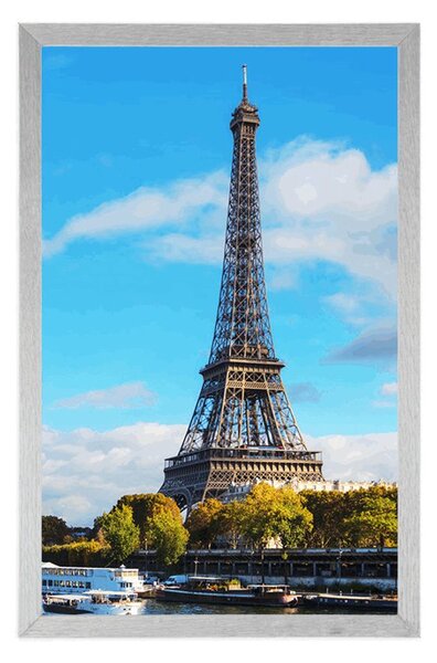 Plakat cudowna panorama Paryża