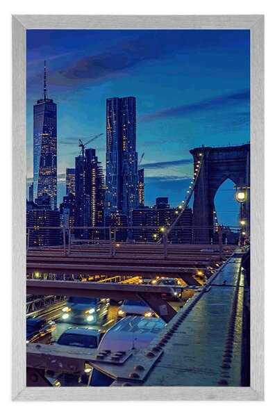 Plakat nocne miasto
