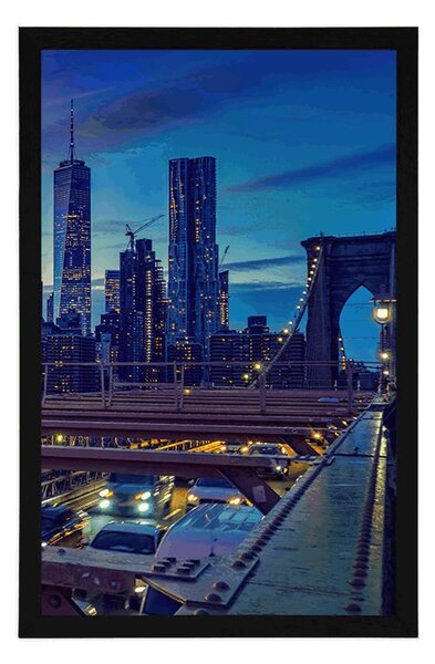 Plakat nocne miasto
