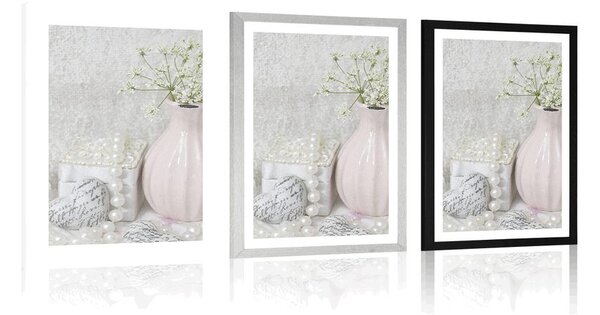 Plakat z passe-partout luksusowe Shabby Chic zacisze