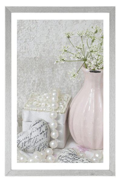 Plakat z passe-partout luksusowe Shabby Chic zacisze