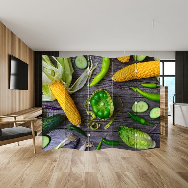 Parawan - Warzywa (210x170 cm)