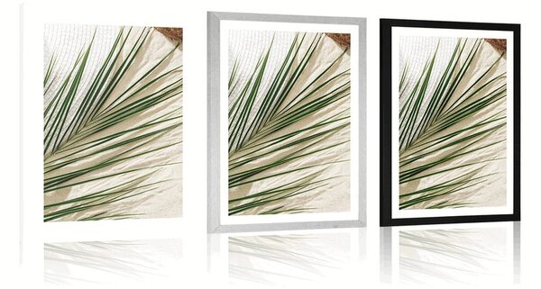 Plakat z passe-partout letnie zacisze
