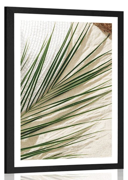 Plakat z passe-partout letnie zacisze