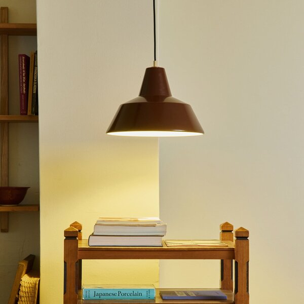 Lampa Wisząca Made By Hand, Workshop W3, ściemnialny, brąz rdzawy, jadalnia, aluminium, design