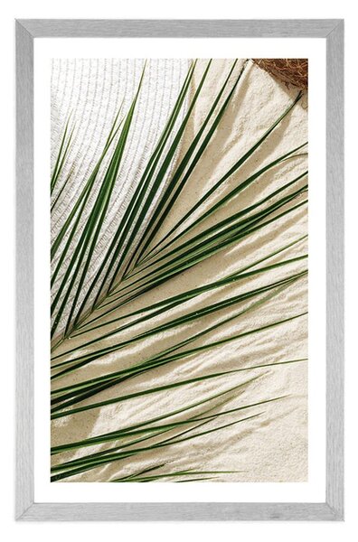 Plakat z passe-partout letnie zacisze