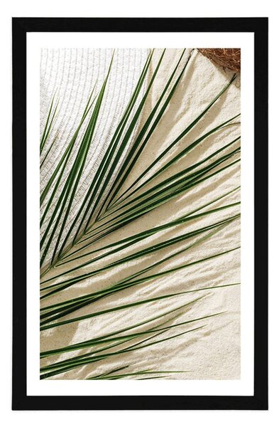 Plakat z passe-partout letnie zacisze