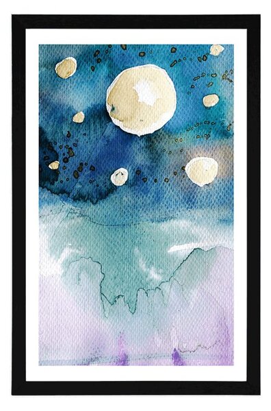 Plakat z passe-partout Nocne niebo