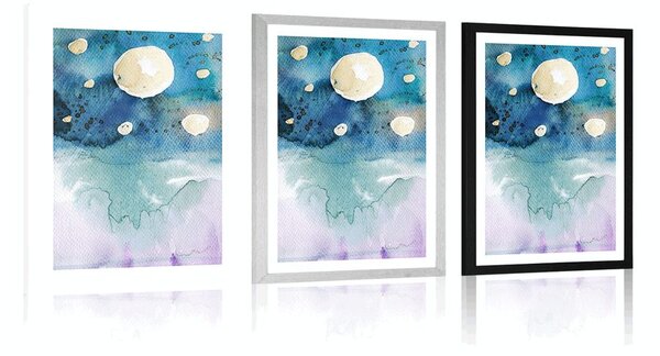 Plakat z passe-partout Nocne niebo