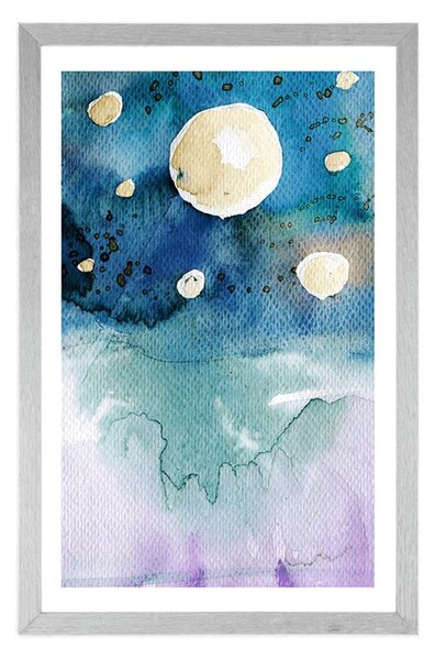 Plakat z passe-partout Nocne niebo