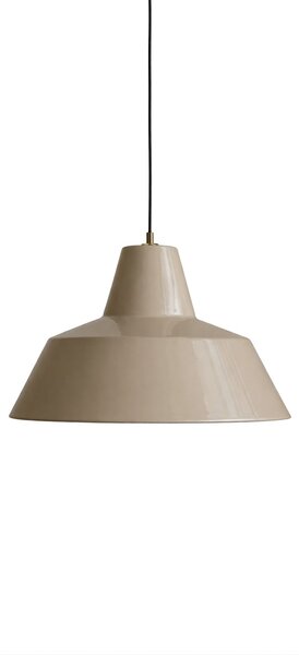 Lampa Wisząca Made By Hand, Workshop W4, ściemnialny, beżowy, jadalnia, aluminium, design