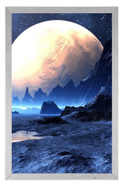 Plakat krajobraz fantazyjny