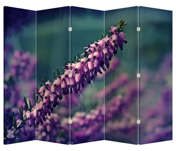 Parawan - Fioletowy kwiat (210x170 cm)