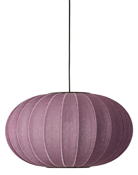 Lampa Wisząca Made By Hand, Knit-Wit 57, ściemnialny, fioletowy, salon, tkanina | tekstylia, skandynawski