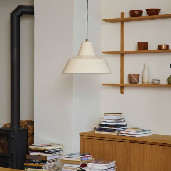 Lampa Wisząca Made By Hand, Workshop W4, ściemnialny, beżowy, jadalnia, aluminium, design