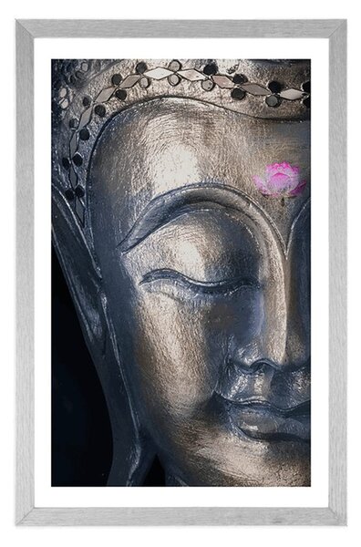 Plakat z passe-partout boski Budda