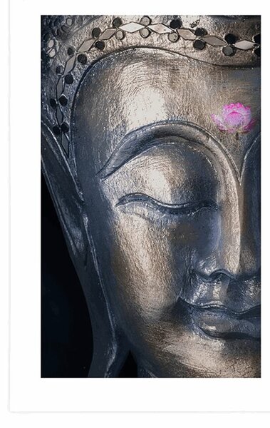 Plakat z passe-partout boski Budda