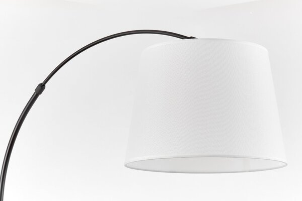 LAMPA STOJĄCA PODŁOGOWA CZARNO-BIAŁA MADEO