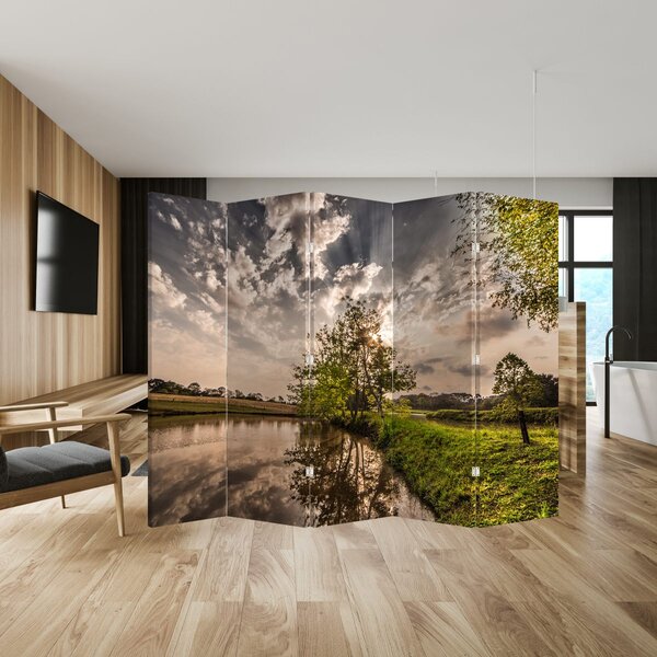 Parawan - Przyroda z promykami (210x170 cm)