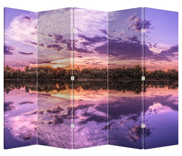 Parawan - Fioletowe niebo (210x170 cm)